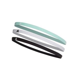 Adidas 3-pack haarbanden unisex zwart/wit/groen