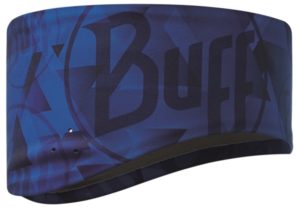 Buff Windproof Headband Tip Logo Blue L/XL