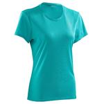 Kalenji Dames T-shirt Run Dry voor hardlopen groen