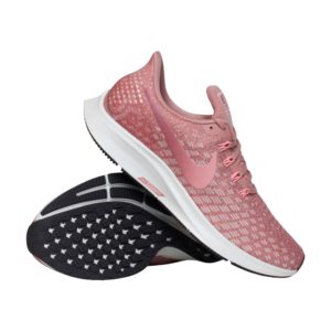 Nike Air Zoom Pegasus 35 hardloopschoenen dames licht roze/wit