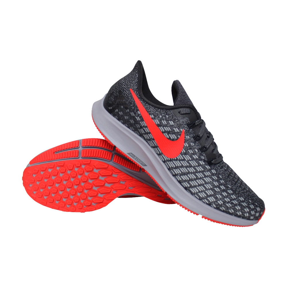 Nike Air Zoom 35 hardloopschoenen heren antraciet/rood –