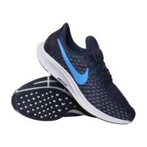 Nike Air Zoom Pegasus 35 hardloopschoenen heren zwart/blauw