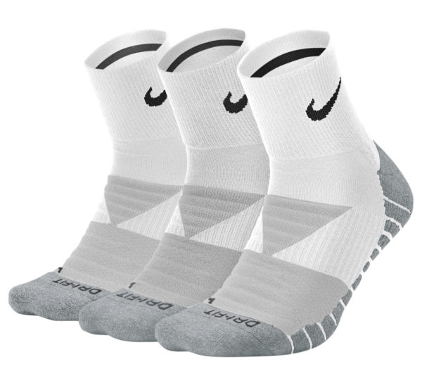 Nike Dry Cushioned Quarter Training Socks (3-pack)