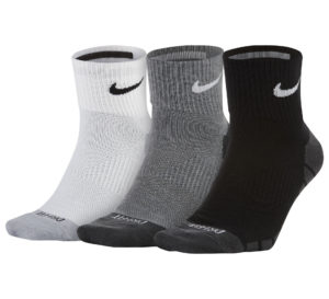 Nike Dry Lightweight Quarter Training Socks (3-pack)