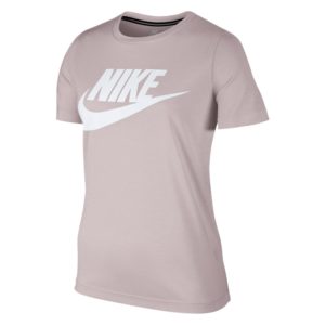 Nike Essential shirt dames licht roze/wit
