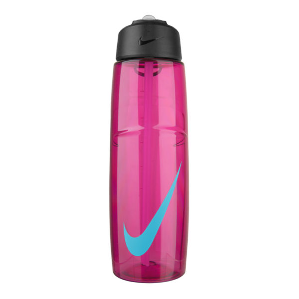 Nike Flow Swoosh drinkfles bidon 875 ml roze/blauw