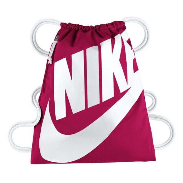 Nike Heritage nylon tasje roze/wit