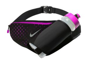 Nike Large Bottle belt 22oz zwart/roze