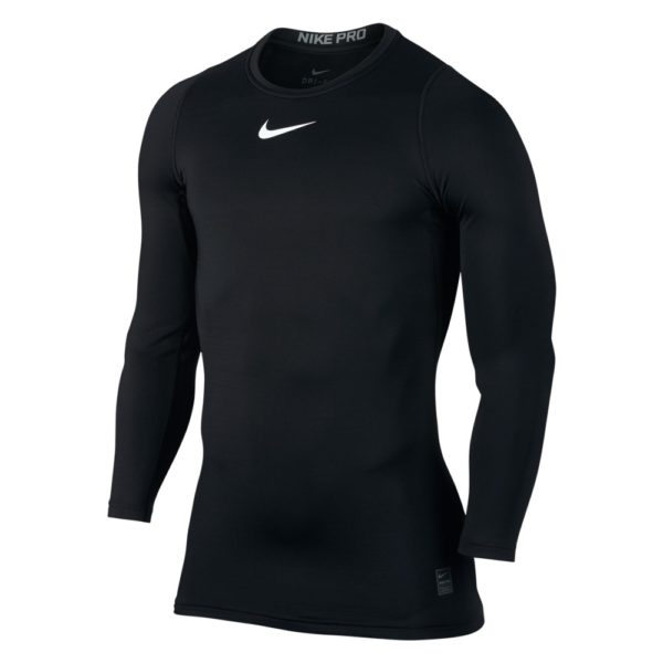 Nike Pro Warm Compression LS thermoshirt heren zwart