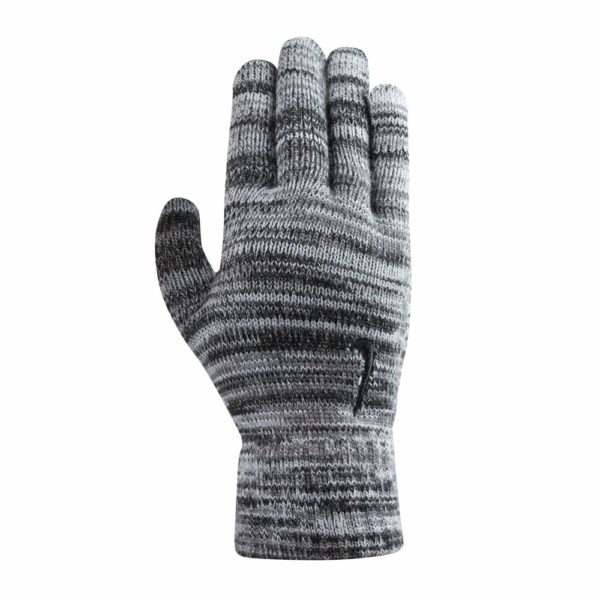 Nike gebreide grip smartphone-touch handschoenen grijs