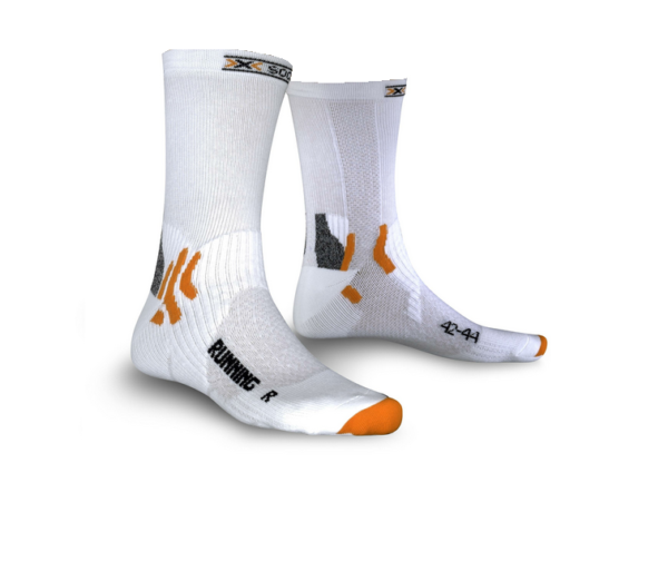 X-Socks Running Mid Calf sokken wit unisex